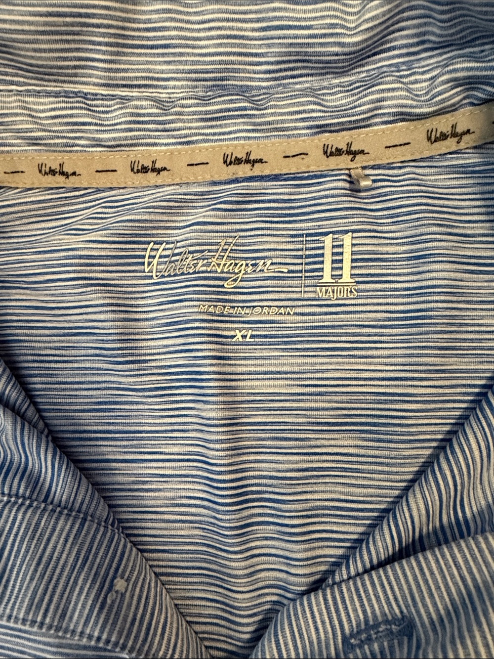 Walter Hagen Men’s Sky Blue Heather Polo
